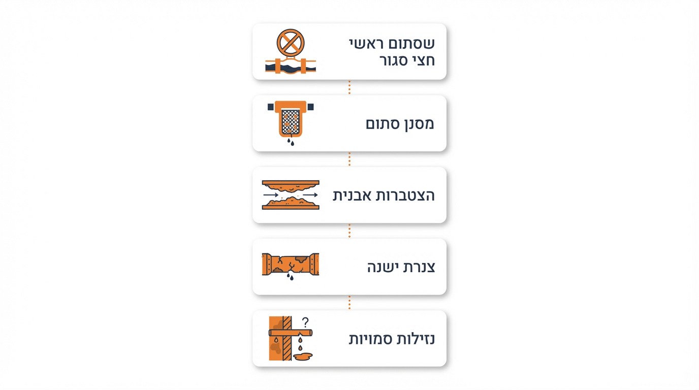 הגברת לחץ מים בבית: המדריך המלא לשיפור זרימת מים ופתרונות ללחץ מים חלש