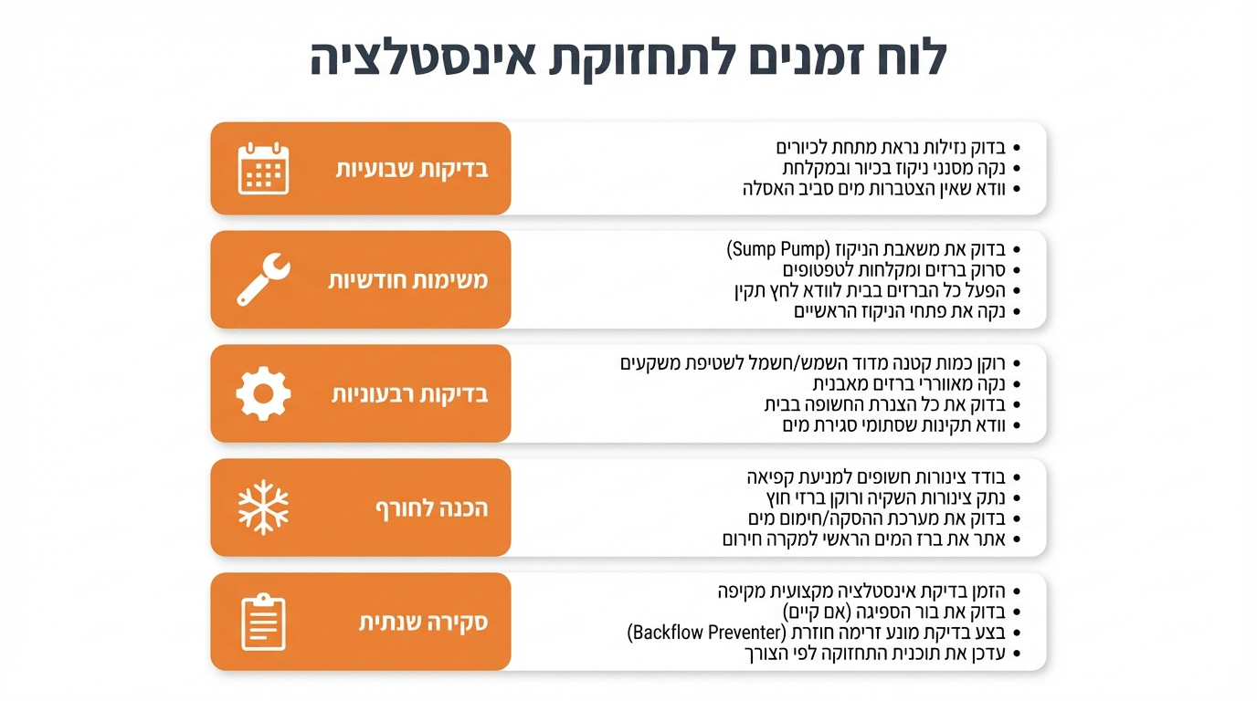 תחזוקת אינסטלציה בבית: המדריך השלם לטיפול בצנרת הביתית ומניעת נזילות