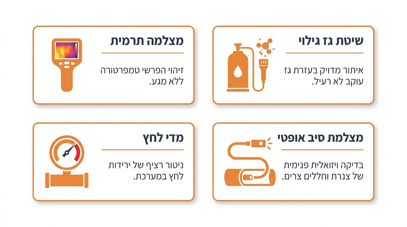 השוואה בין שיטות איתור נזילות מסורתיות לשיטות ללא הרס