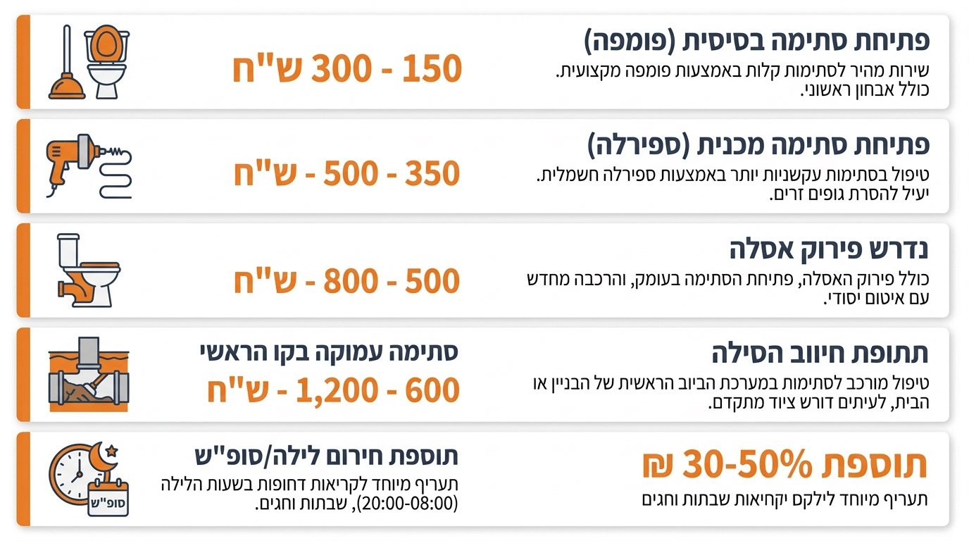 פתיחת סתימה בשירותים: המדריך המלא לאסלה סתומה
